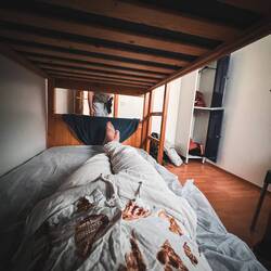 Duschen, Bett machen und kurz innehalten - 10/10!