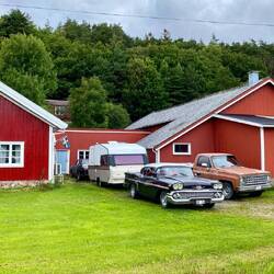 Die Schweden lieben US Cars, sieht man viele im Stassenbild