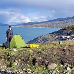 Erster übernachtungsplatz am Lomivatnet