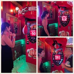 Laura showing her prowess