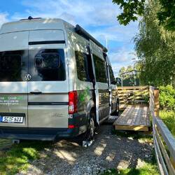 WoMo Stellpatz mit eigener Terrasse