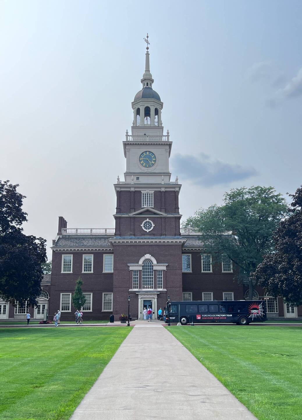 The Henry Ford Museum, copies Independence Hall in Philadelphia