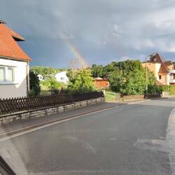 Wir wurden von Franken mit einem dreifach 🌈 begrüßt