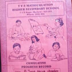 Indisches Grundschulzeugnisheft