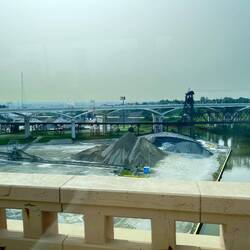 View from the Bob Hope Bridge