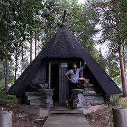 unsere Hütte für eine Nacht