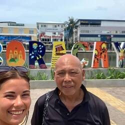 Mussten noch ein Selfie in der prallen Sonne machen 😂