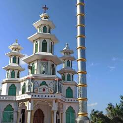 Kirche im indischen Kitsch