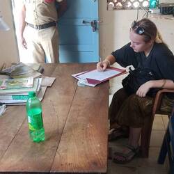 Was man zum Fähre fahren halt so braucht: Alle Daten u.a. die Passport- & Visanummer 😅