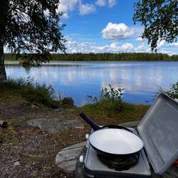 Stop 5: See am Sagavägen zum Mittag