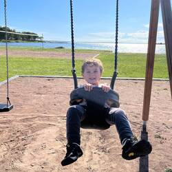 Camping direkt am Spielplatz, ein Träumchen für Pepe