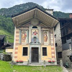 Kurz vor Alagna Valsesia