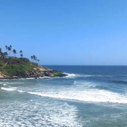 Angekommen! Leuchtturm von Kovalam
