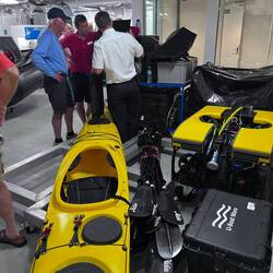 Kayak and ROV