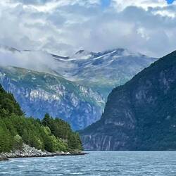 Widok na fiord UNESCO