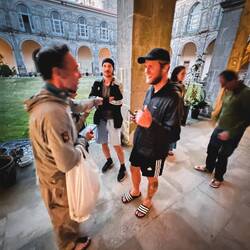 Abendliche Taktikbesprechung, wo es morgen hingeht