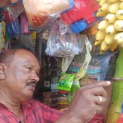 Kleine Bananen genießen