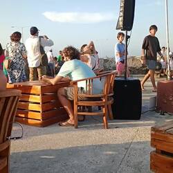 Le coucher de soleil avec les VIP de Cartagena