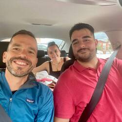 das nette Paar aus Amerika