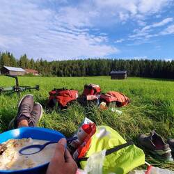 Frühstück im Grünen