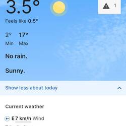 Brrrr! Short leggings and 3.5 degrees!