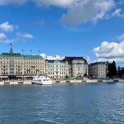Das Grande Hotel am Stockholmer Hafen
