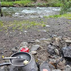 Einer hat es noch in die Pfanne geschafft