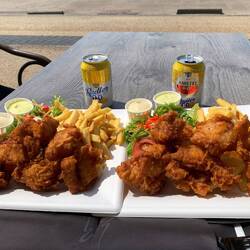 Zum Abschluss noch mal Kibbeling-Menü