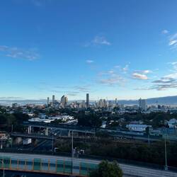 Aussicht vom dach auf die city