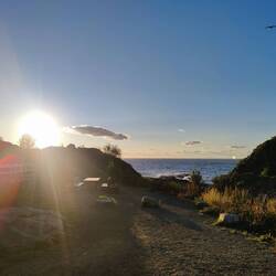 Sonnenaufgang über dem Meer