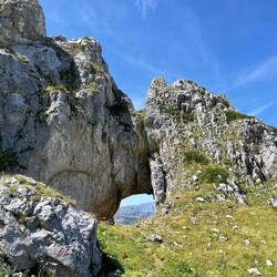 Die "Küssenden Katzen" von oben betrachtet.