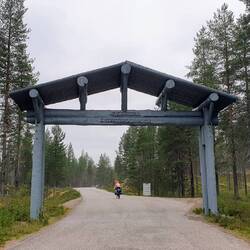 Einfahrt Hossa National Park