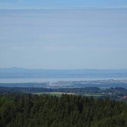 Das Tages- und HW4-Ziel: Friedrichshafen am Bodensee kommt in Sicht