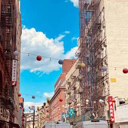 Eine Straße im China Town