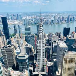 Manhattan von oben im "Summit"