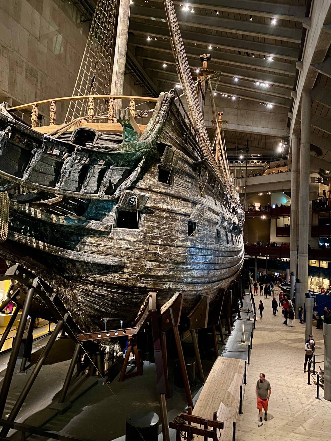 Am Sonntag waren wir im Vasa Museum dem meistbesuchten von Skandinavien 1,2Mio Besucher pro Jahr