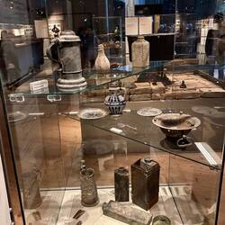 Durch den schnellen Untergang sind alle Alltagsgegenstände erhalten