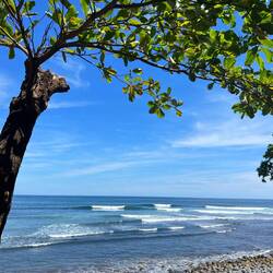 Blick vom Café Sunzal auf den Pazifik 😮