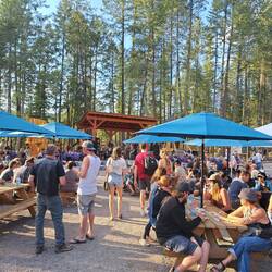 Das Fest war echt gut besucht.