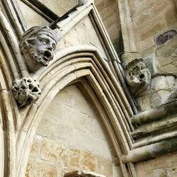 Fun downspout figurines