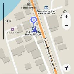 maps.me hat noch mehr Hinweise als in Costa Rica 👌