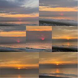 Sunrise ... different every night, never gets old