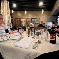 Am Abend lecker essen