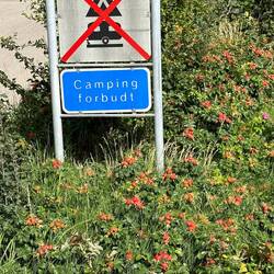 Camping verboten