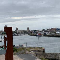 Blick auf das Stadtzentrum von Dünkirchen
