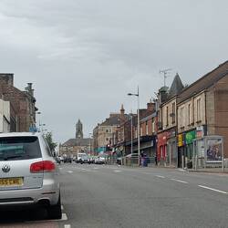 Looking down main street Blsntyre