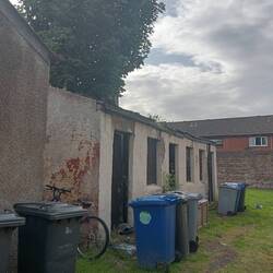 The old laundry now disused, where grannie would boil the clothes in the copper and steam would rise