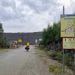 riesige Tagebau-Mine