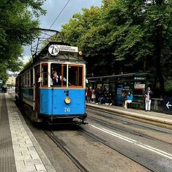 Die nostalgische Trambahn