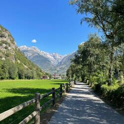 Blick zurück nach Visp